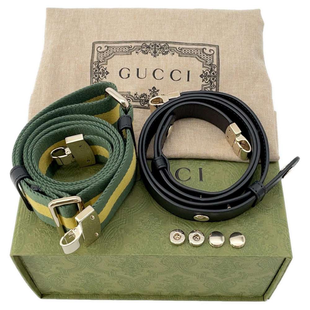 GUCCI Attaché Shoulder Bag Black699409 Leather Size Small