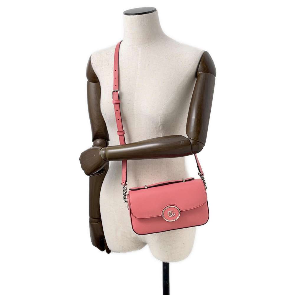 GUCCI Petite Mini Pink739722 Leather