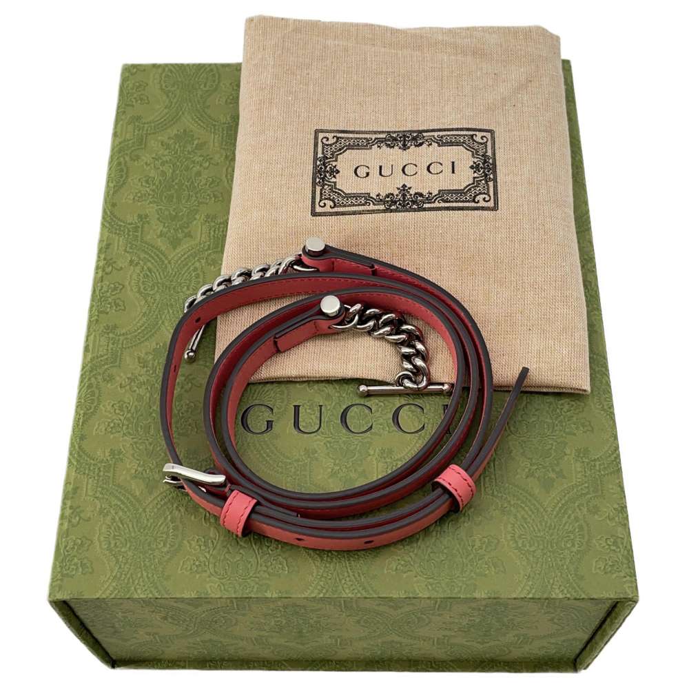 GUCCI Petite Mini Pink739722 Leather