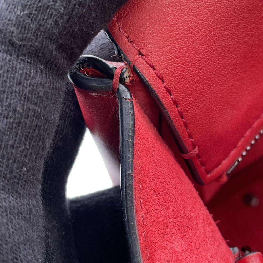 Valentino Garavani Atelier 2WAY Handbag Red Leather