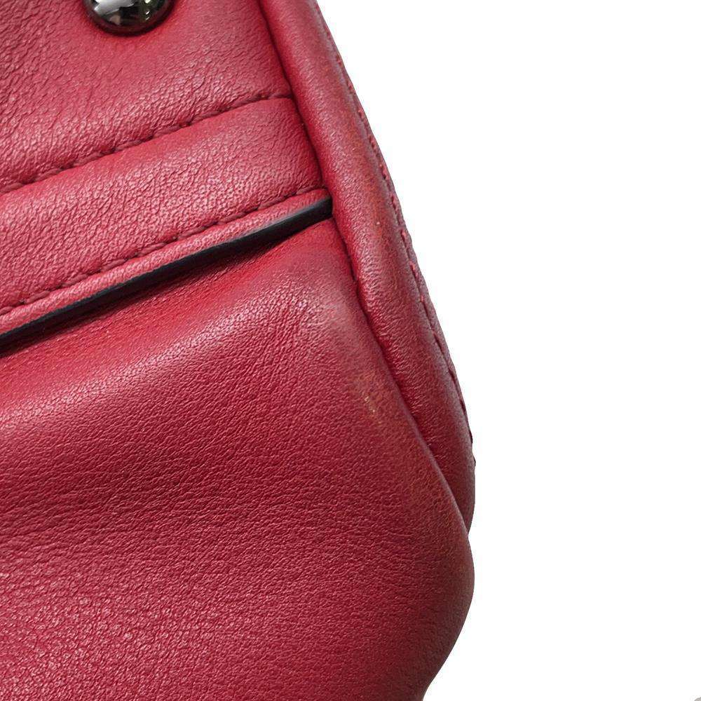 Valentino Garavani Atelier 2WAY Handbag Red Leather
