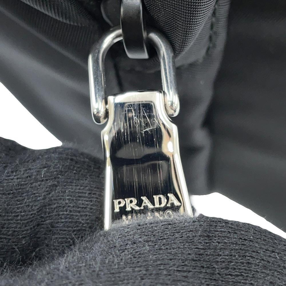 PRADA Re-Nylon Triangle Logo Pet Bag Black2VC030 Nylon