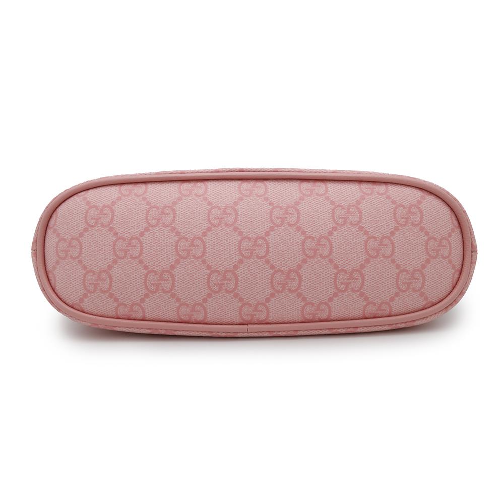 GUCCI GG Supreme SmallCase Pink625551 PVC Leather