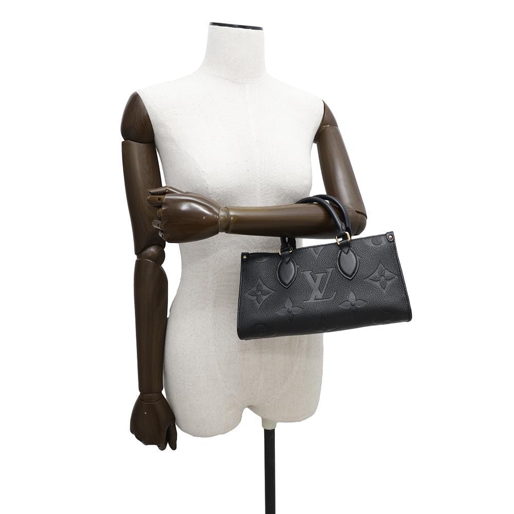LOUIS VUITTON Onthego EW BlackM23640 Monogram Empreinte Leather