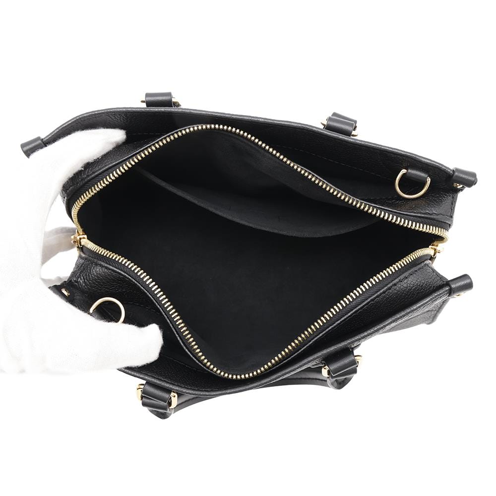 LOUIS VUITTON Onthego EW BlackM23640 Monogram Empreinte Leather
