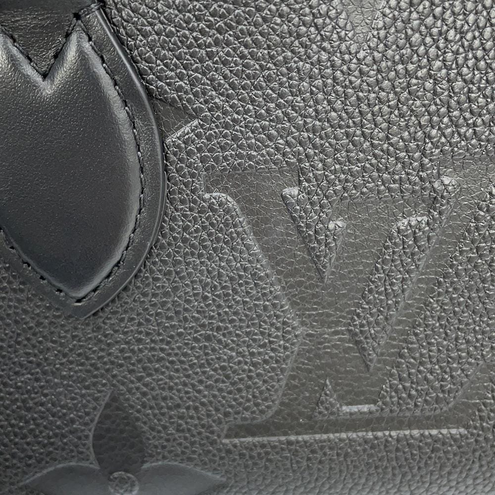 LOUIS VUITTON Onthego EW BlackM23640 Monogram Empreinte Leather