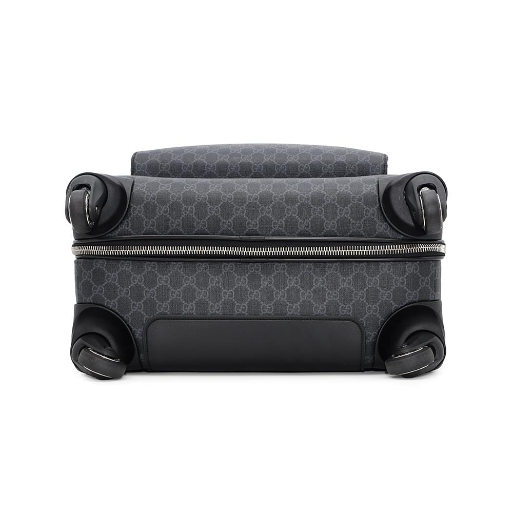 GUCCI GG Supreme suitcase Black474356 PVC Leather