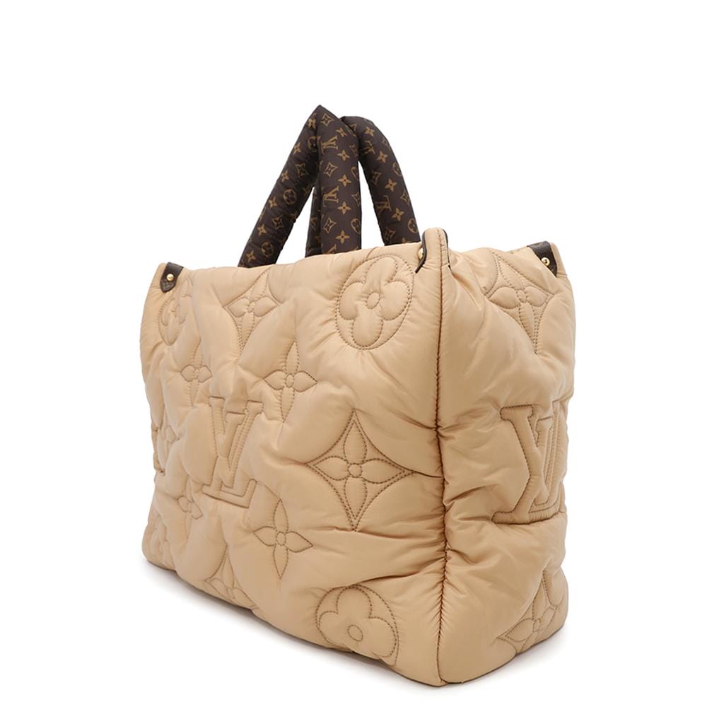 LOUIS VUITTON LV Pillow Onthego BeigeM59007 Monogram Recycled Nylon Size GM
