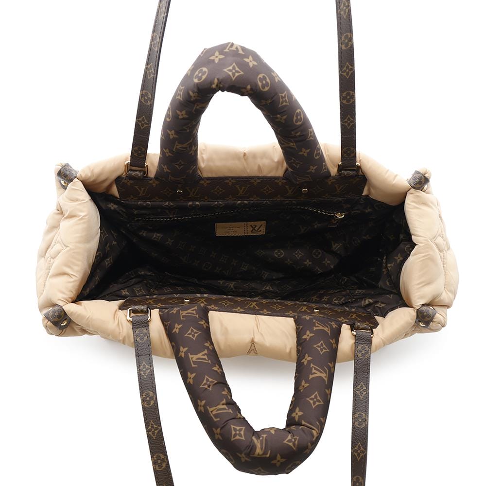 LOUIS VUITTON LV Pillow Onthego BeigeM59007 Monogram Recycled Nylon Size GM