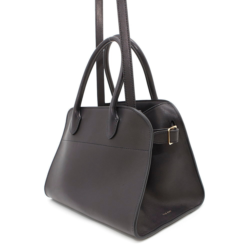 The Row Zarrow Margaux BlackW1190 L72 Leather Size 10