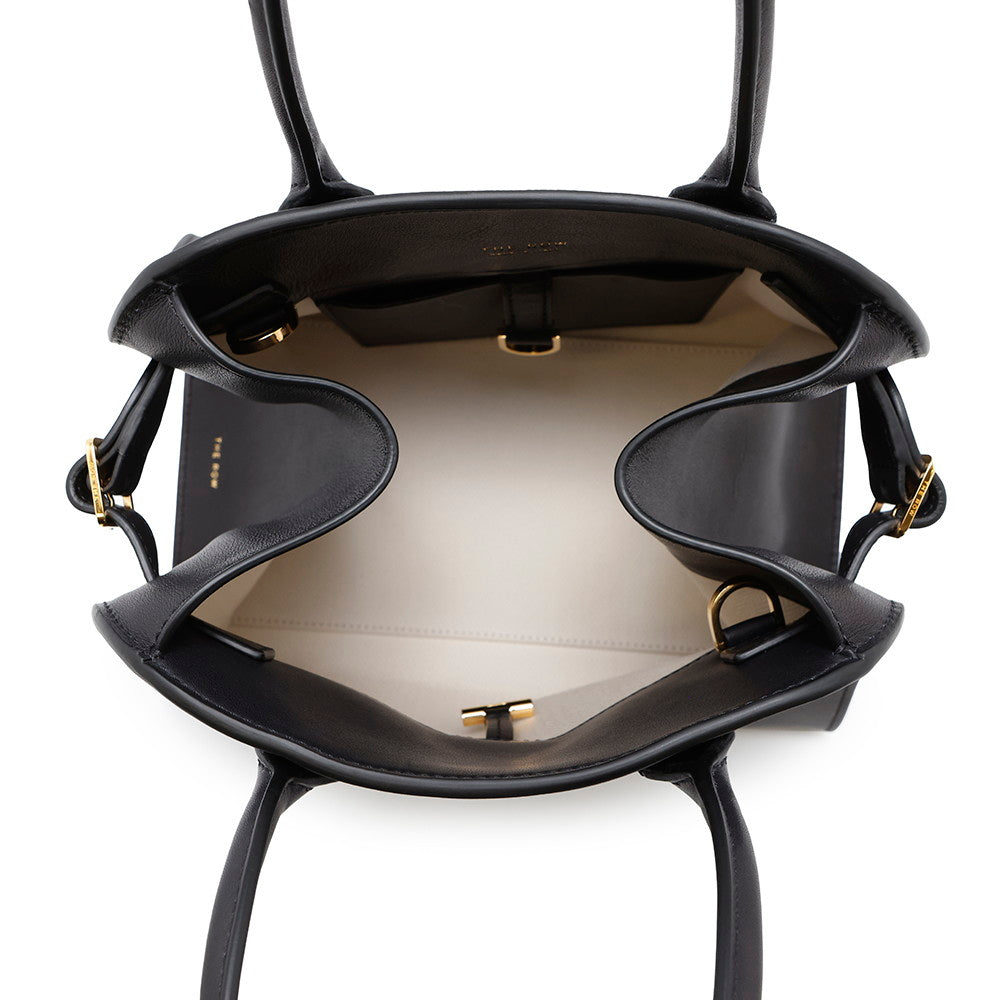 The Row Zarrow Margaux BlackW1190 L72 Leather Size 10