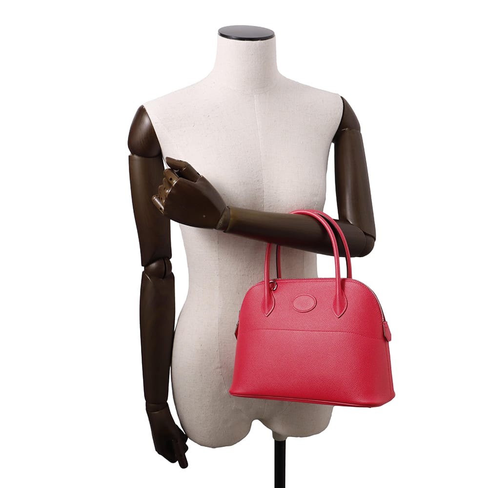 HERMES Bolide Rose Extreme Epsom Size 27