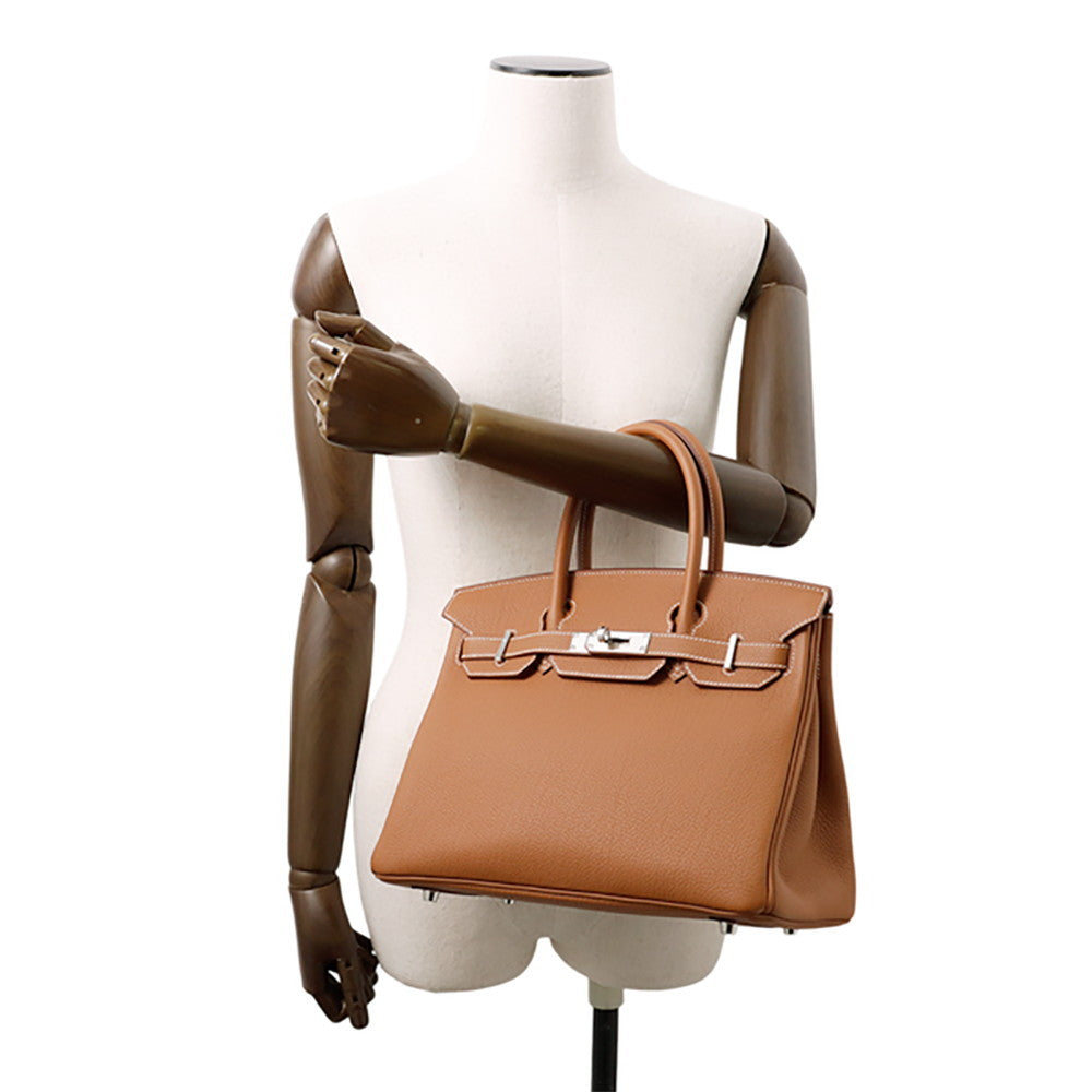 HERMES Birkin Gold Togo Leather Size 30