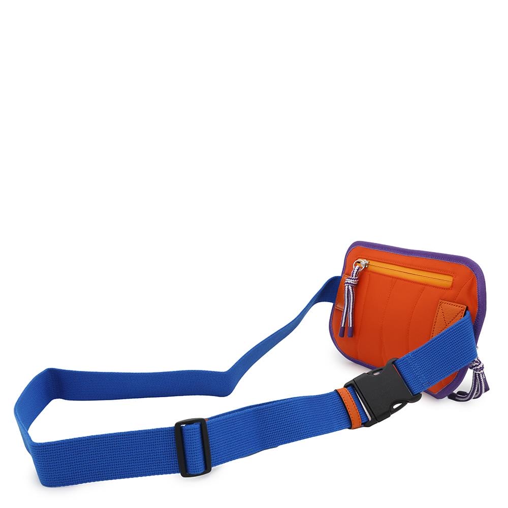 GUCCI GGNylon Belt Bag Blue/Purple752102 Nylon Rubber