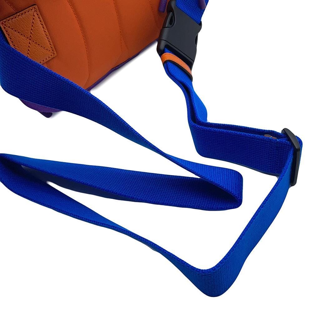 GUCCI GGNylon Belt Bag Blue/Purple752102 Nylon Rubber