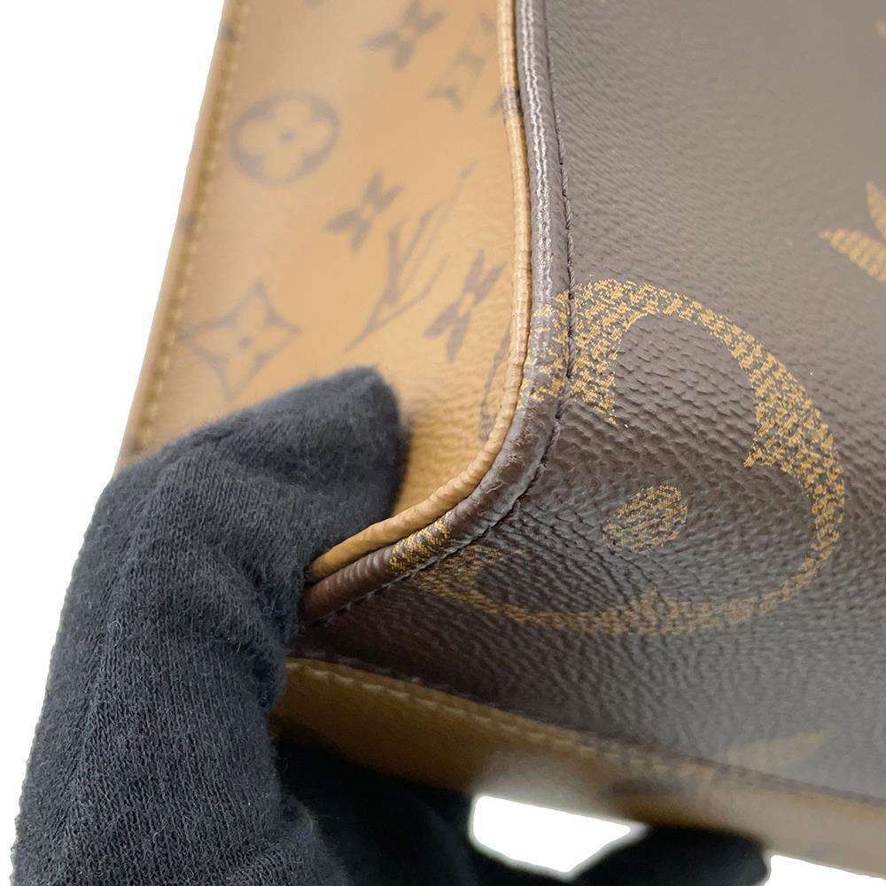 LOUIS VUITTON Onthego RedM46373 Monogram Monogram Reverse Canvas Size PM