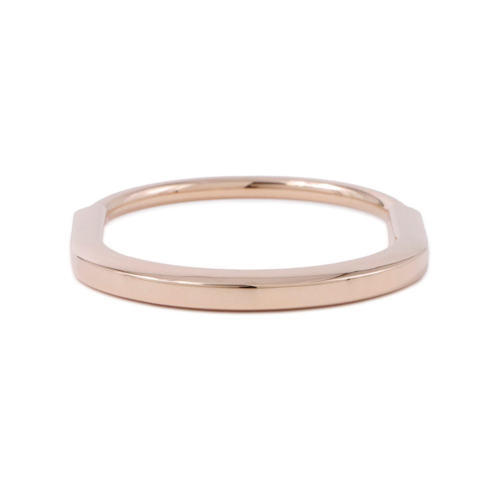 TIFFANY&Co. Padlock Bangle Size Large70185520 18K Pink Gold
