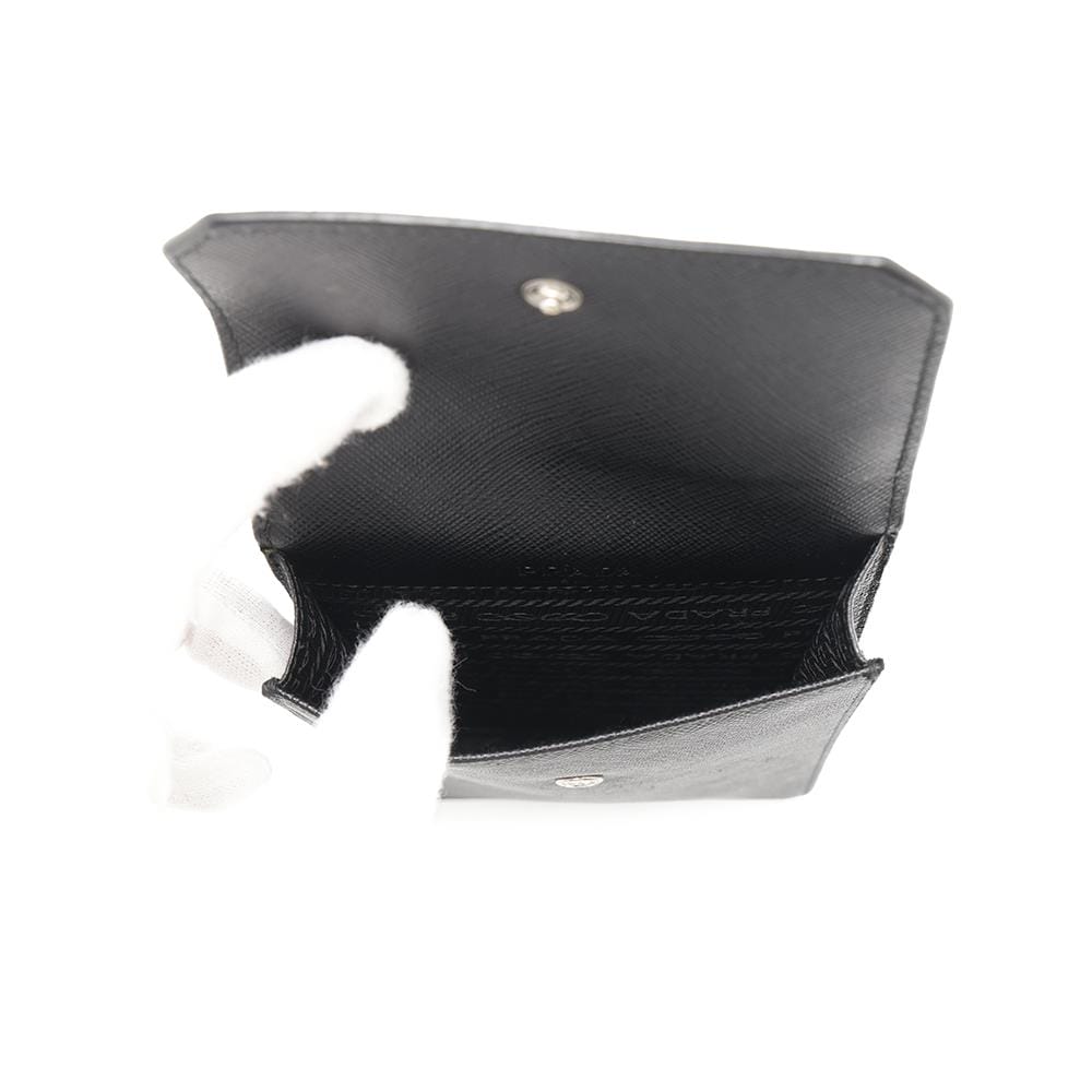 PRADA Saffiano Leather Smartphone Shoulder Bag Black2ZH068 Leather