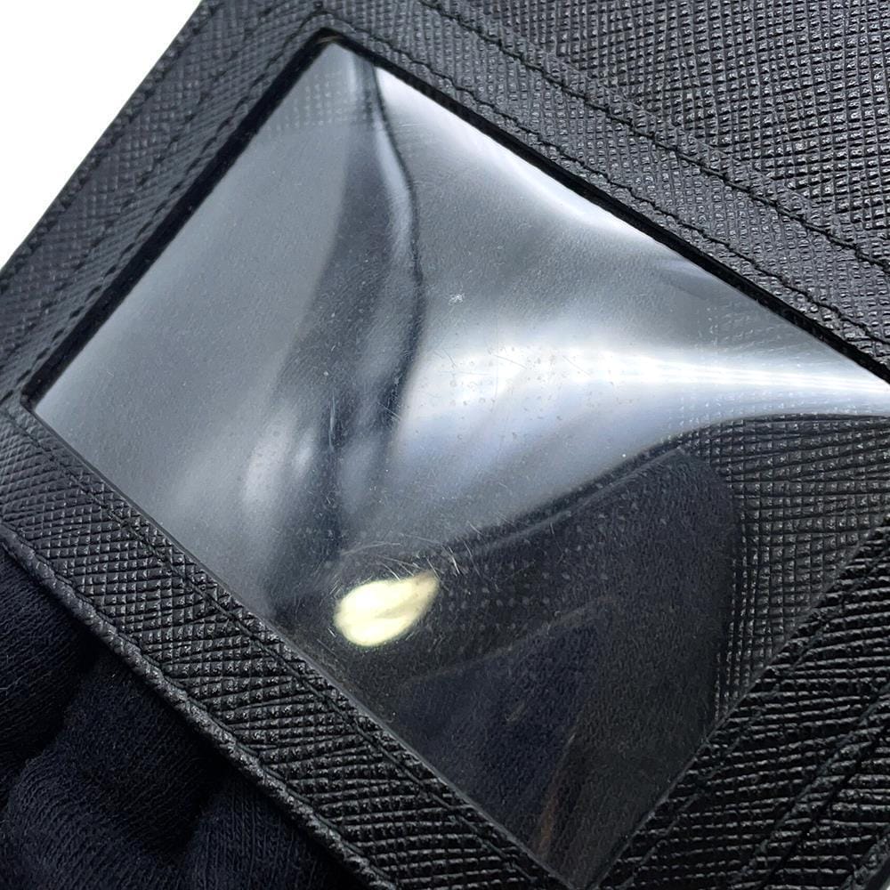 PRADA Saffiano Leather Smartphone Shoulder Bag Black2ZH068 Leather