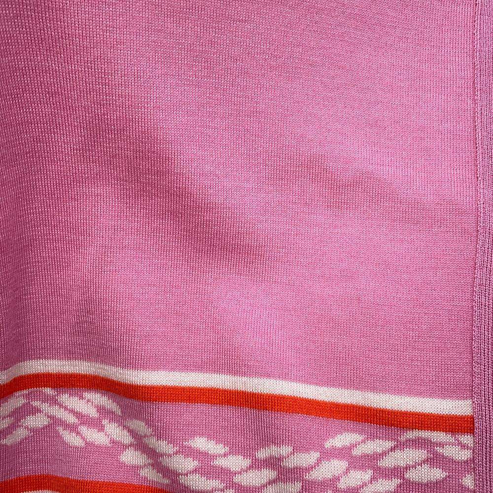 HERMES chaine d'ancre cardigan Size 34 Pink Cashmere48% Silk48% Nylon3% Polyurethane1%