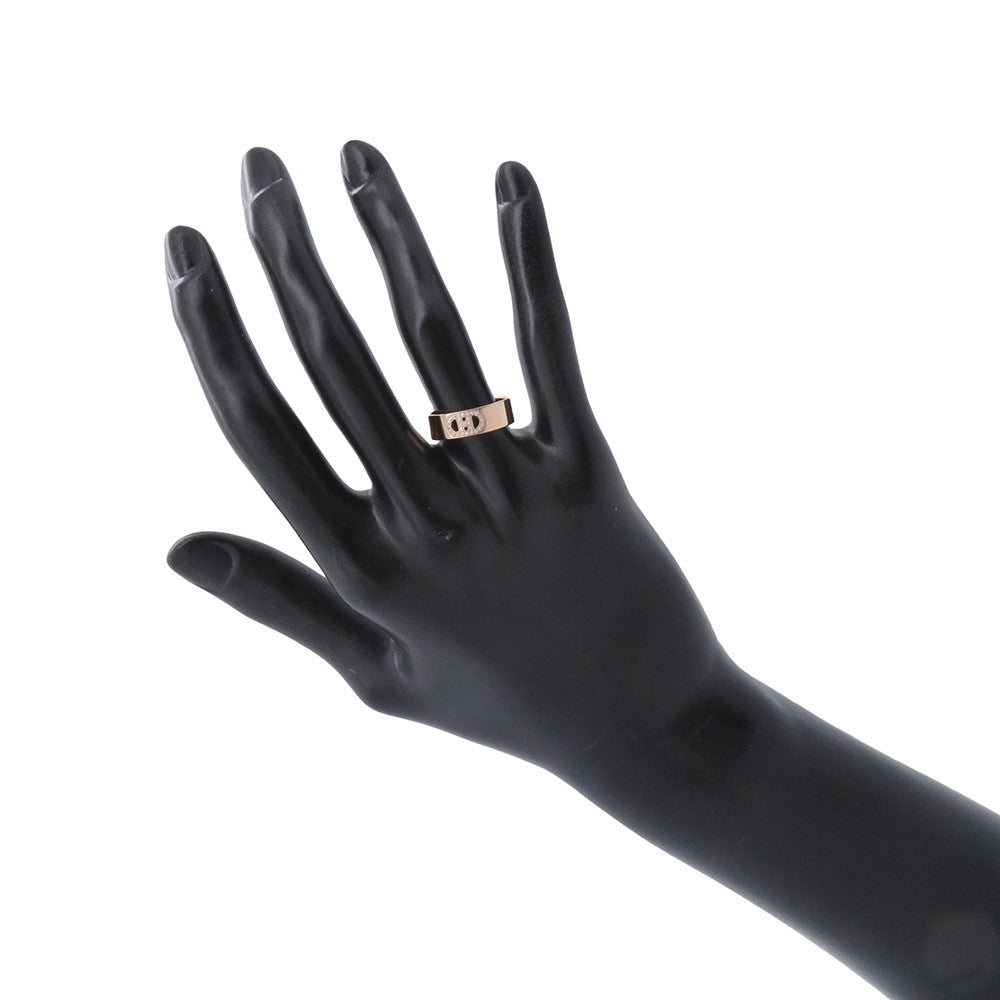 HERMES H Dunkle Ring Size PM/51/#11 18K Pink Gold