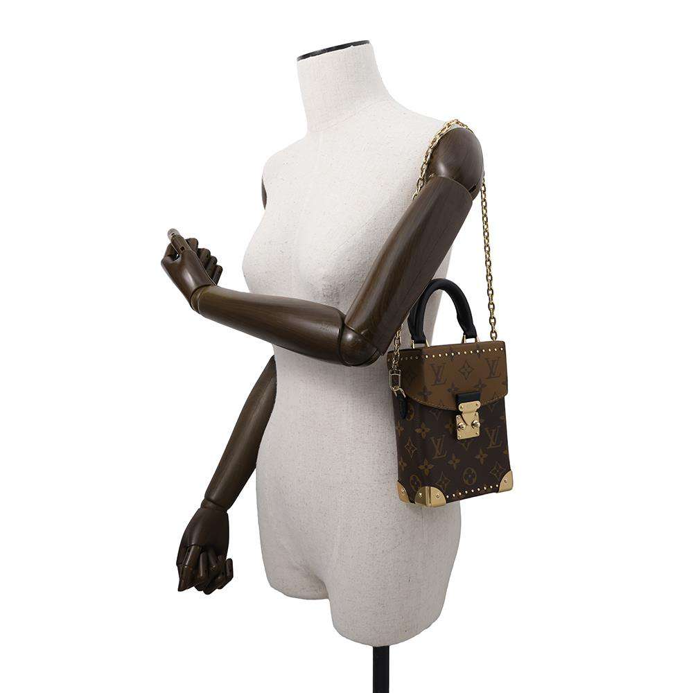 LOUIS VUITTON Camera box NoirM82465 Monogram Monogram Reverse Canvas