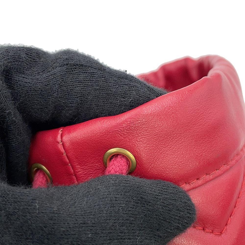 GUCCI GG Marmont mini bucket bag Red575163 Leather