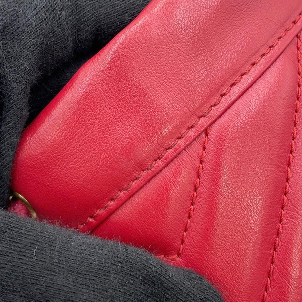 GUCCI GG Marmont mini bucket bag Red575163 Leather