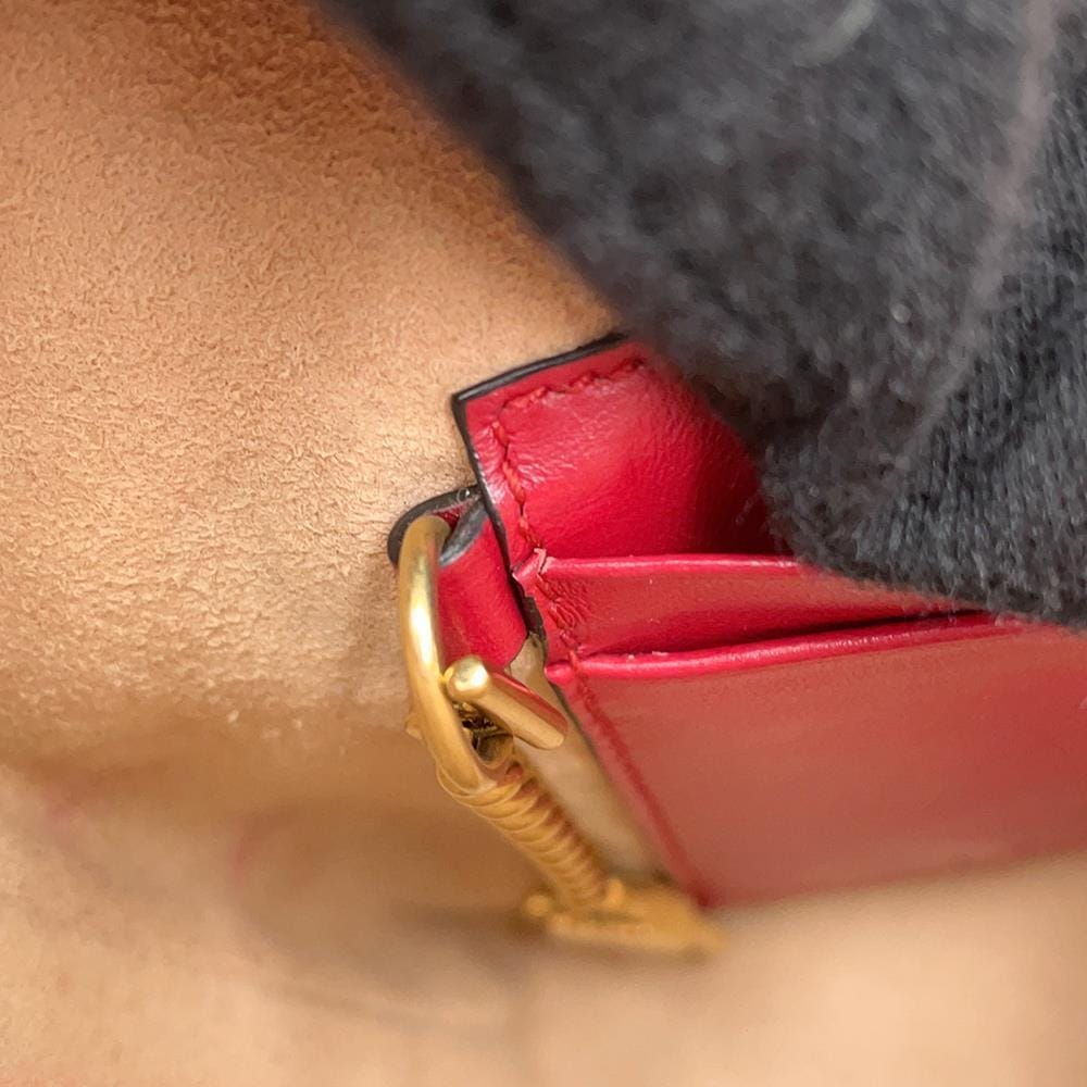 GUCCI GG Marmont mini bucket bag Red575163 Leather