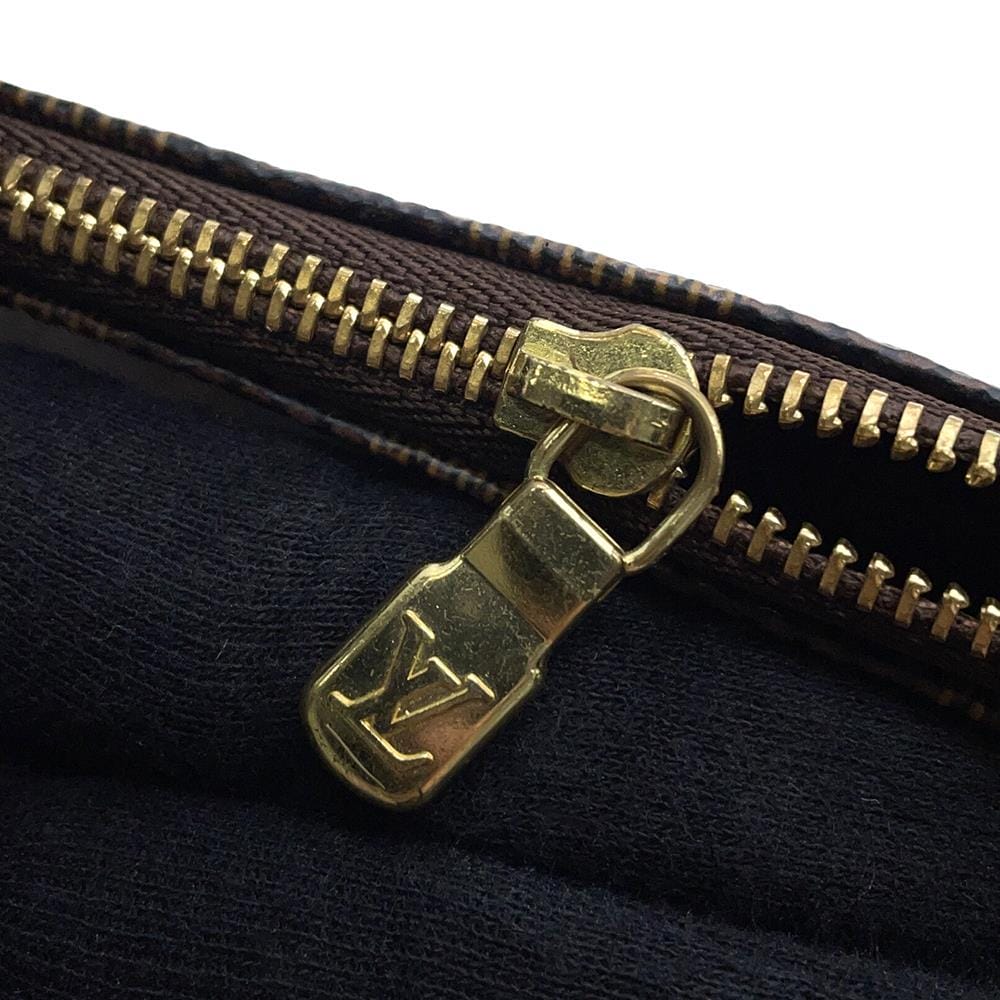LOUIS VUITTON Mini Pochette Accessoires RedN58009 Damier Ebene Canvas