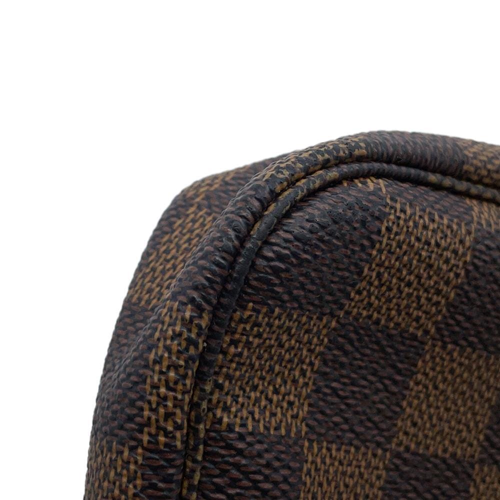LOUIS VUITTON Mini Pochette Accessoires RedN58009 Damier Ebene Canvas