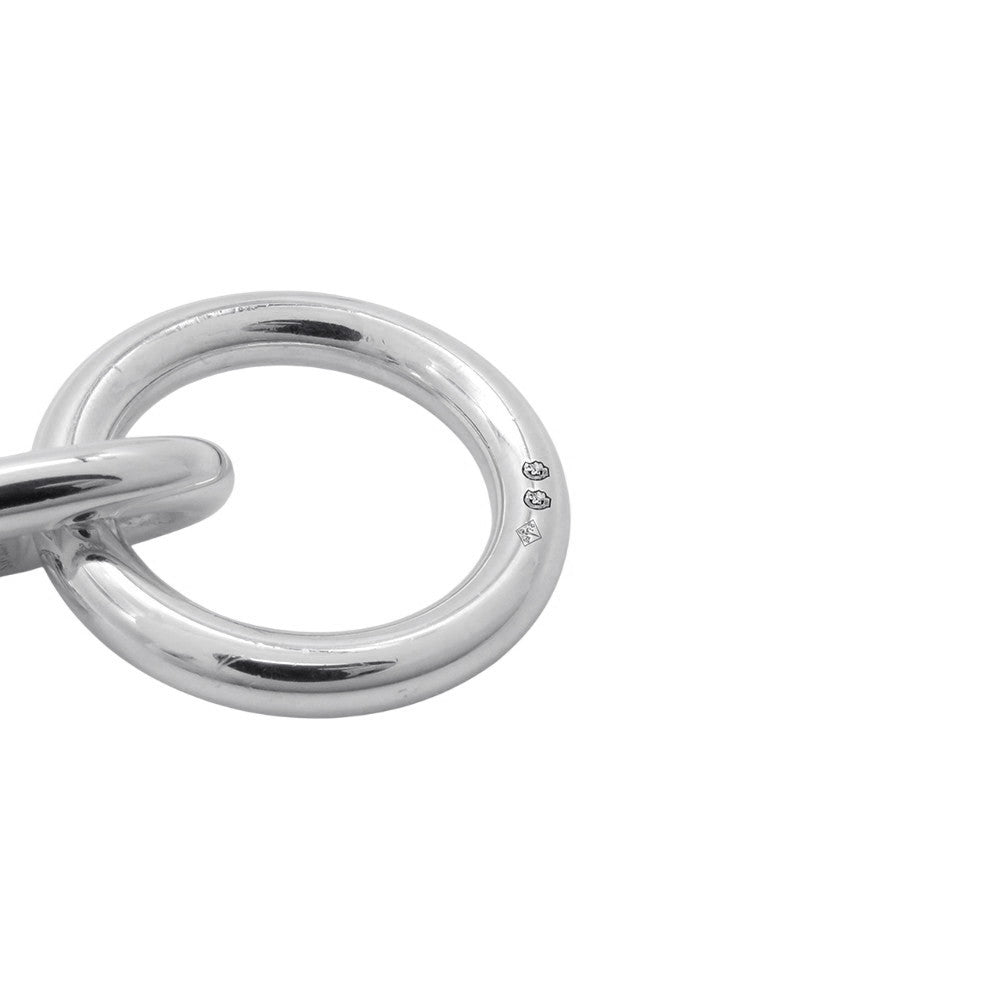 HERMES Chaine d'Ancre Bracelet 15 frames Size GM SV925
