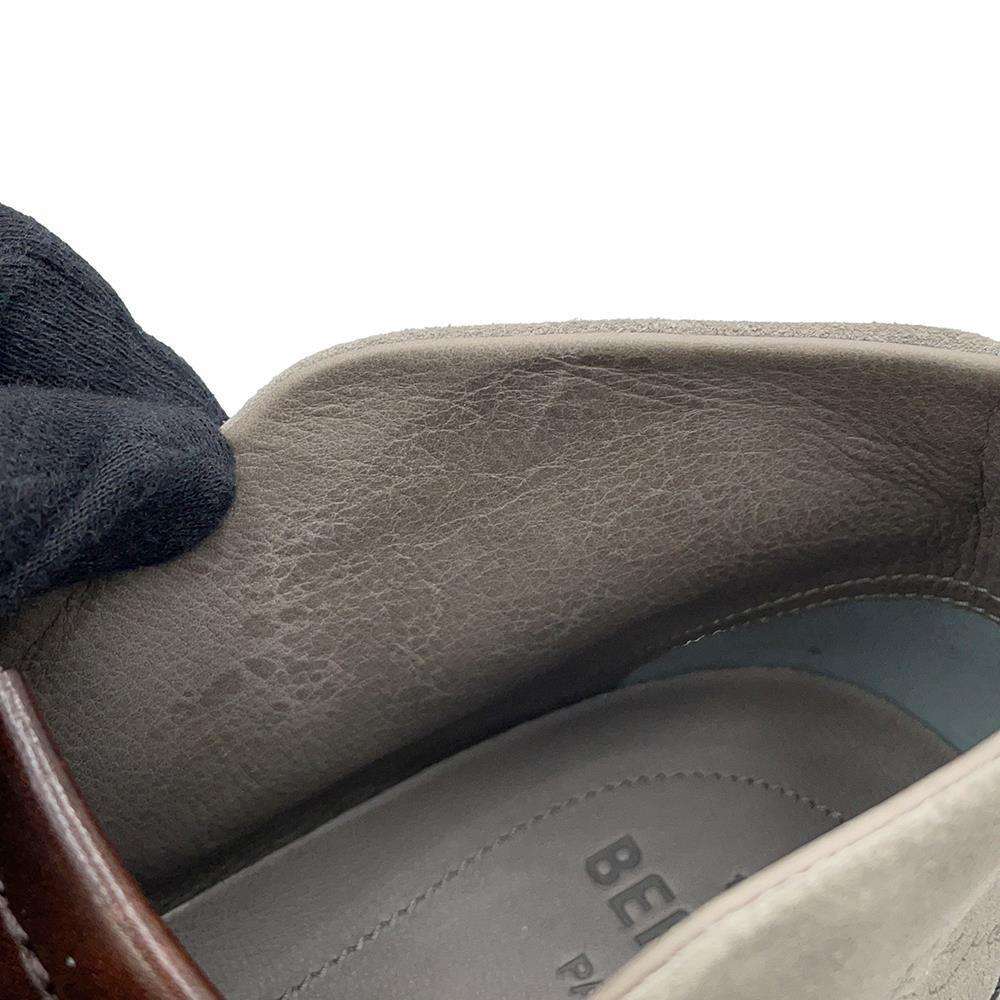 Berluti Echappee Scritto Suede Sneakers GrayS6267-S34 suede Size 8