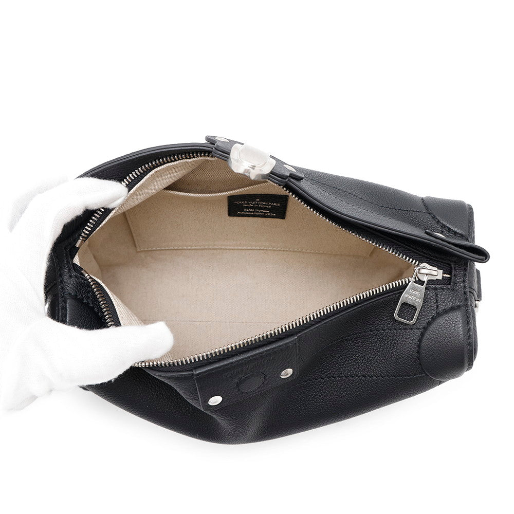 LOUIS VUITTON Soul Trunk EW BlackM11615 LV Colorado Calf Leather
