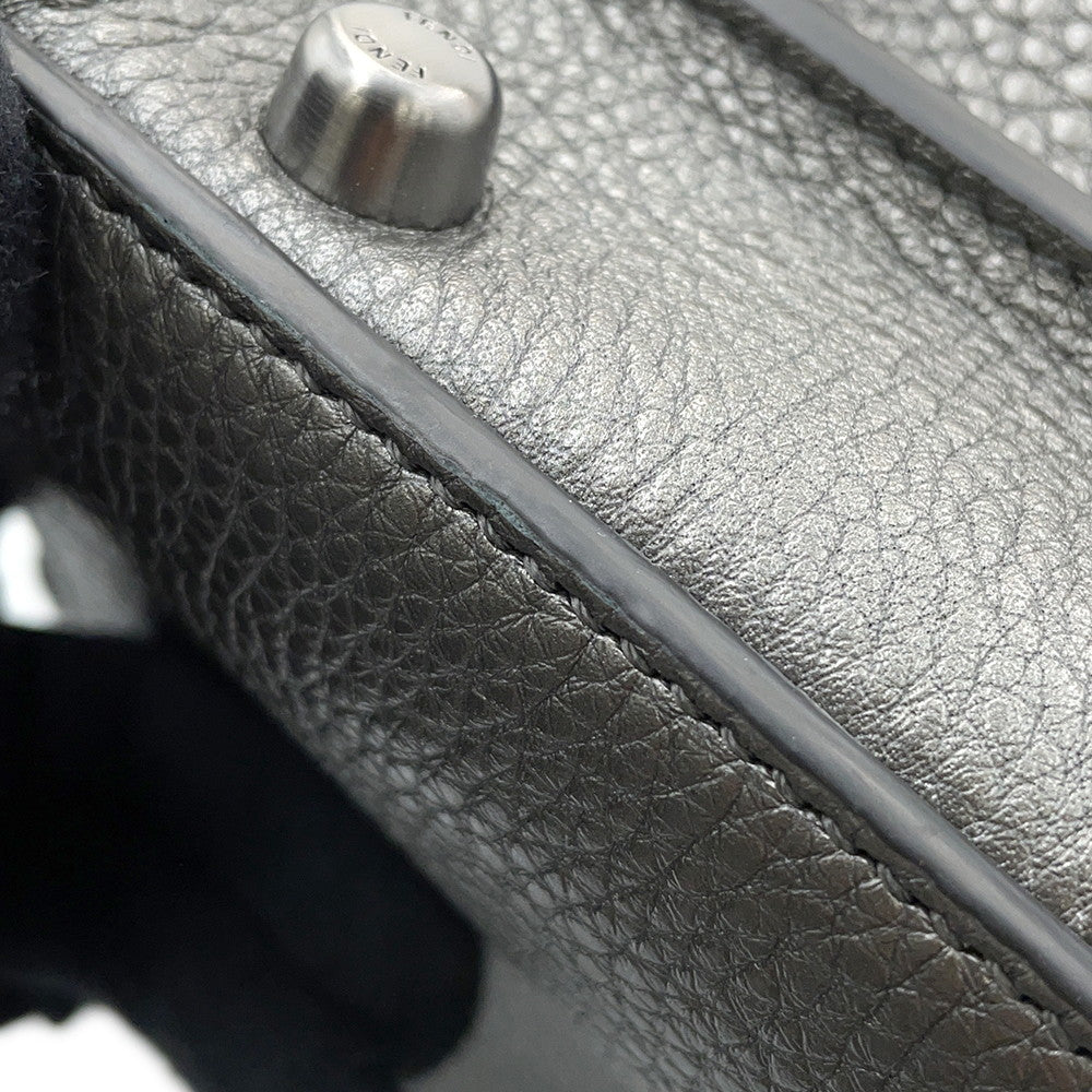 FENDI Peekaboo Icy You Gray7VA530 Leather Size Mini