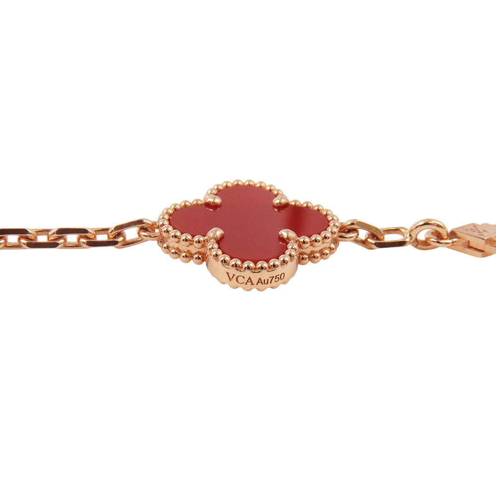 Van Cleef & Arpels Vintage Alhambra Bracelet 5 motifsVCARP7RP00 18K Pink Gold