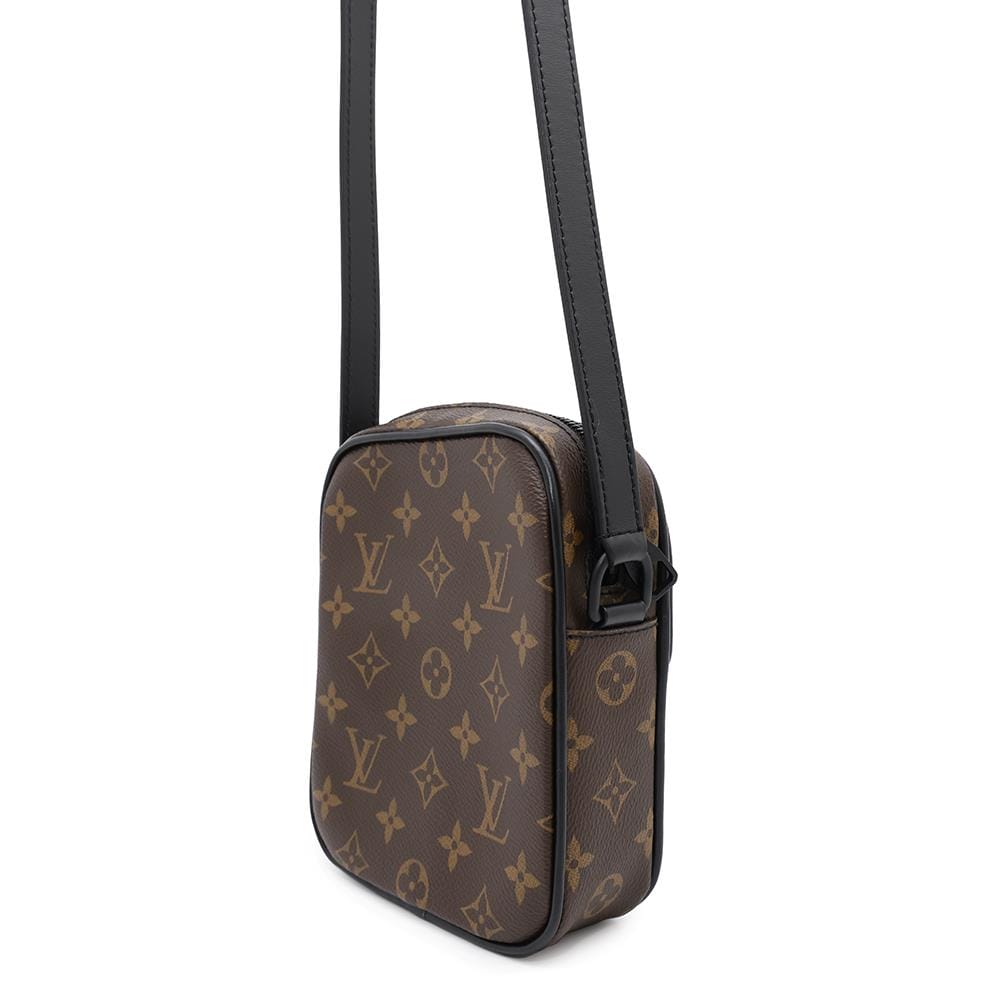 LOUIS VUITTON Christopher wearable wallet NoirM69404 Monogram Macassar Canvas
