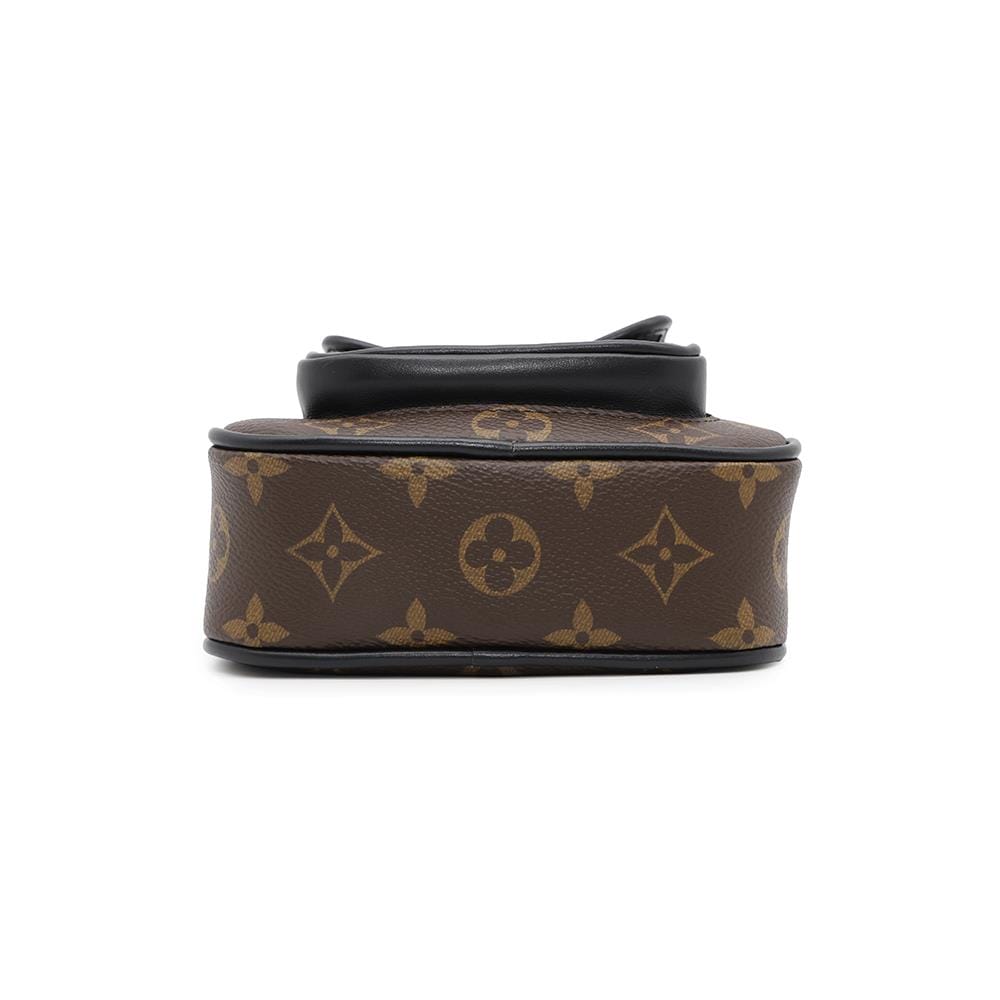 LOUIS VUITTON Christopher wearable wallet NoirM69404 Monogram Macassar Canvas