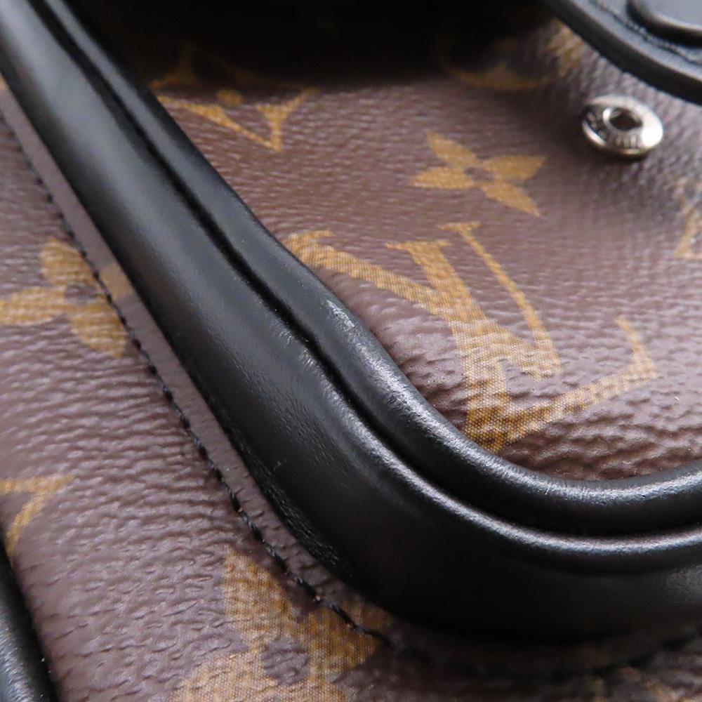 LOUIS VUITTON Christopher wearable wallet NoirM69404 Monogram Macassar Canvas