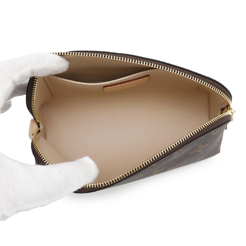 LOUIS VUITTON Pochette Cosmetic BeigeM47515 Monogram Size PM