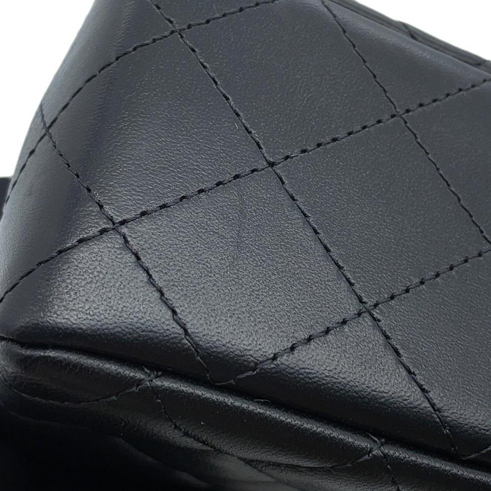 CHANEL Matelasse Single Flap ChainShoulder BlackA69900 Lambskin Size 20