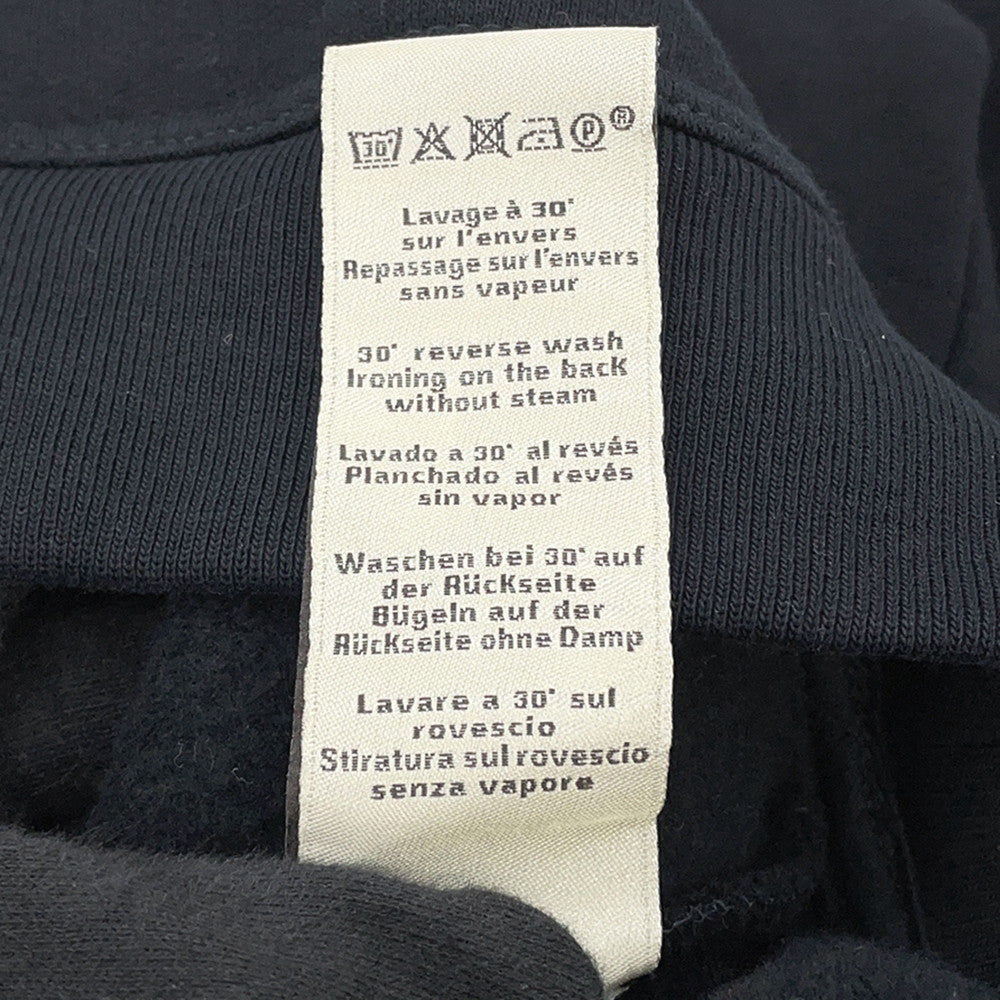 HERMES Scub'H Knitted Fabric Size S Navy Cotton100%