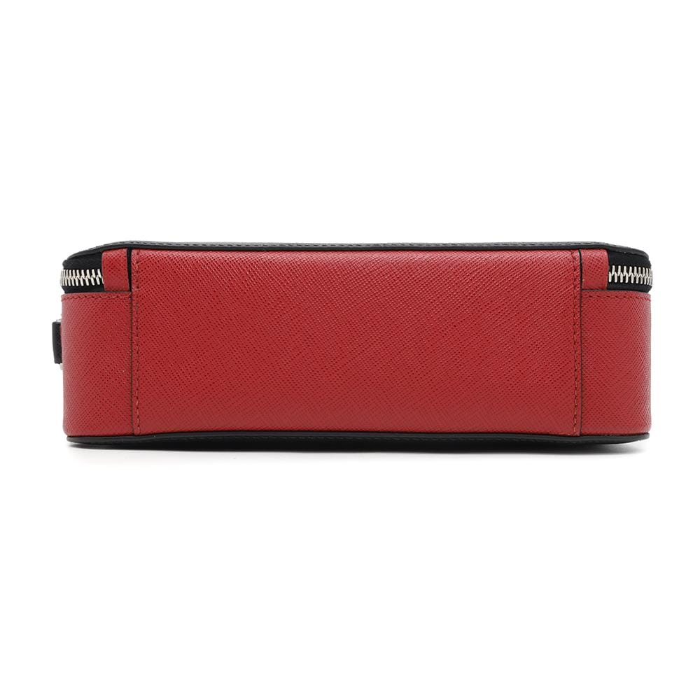 PRADA Brique 2WAY Shoulder Bag Black/Red2VH069 Saffiano LeatherLeather