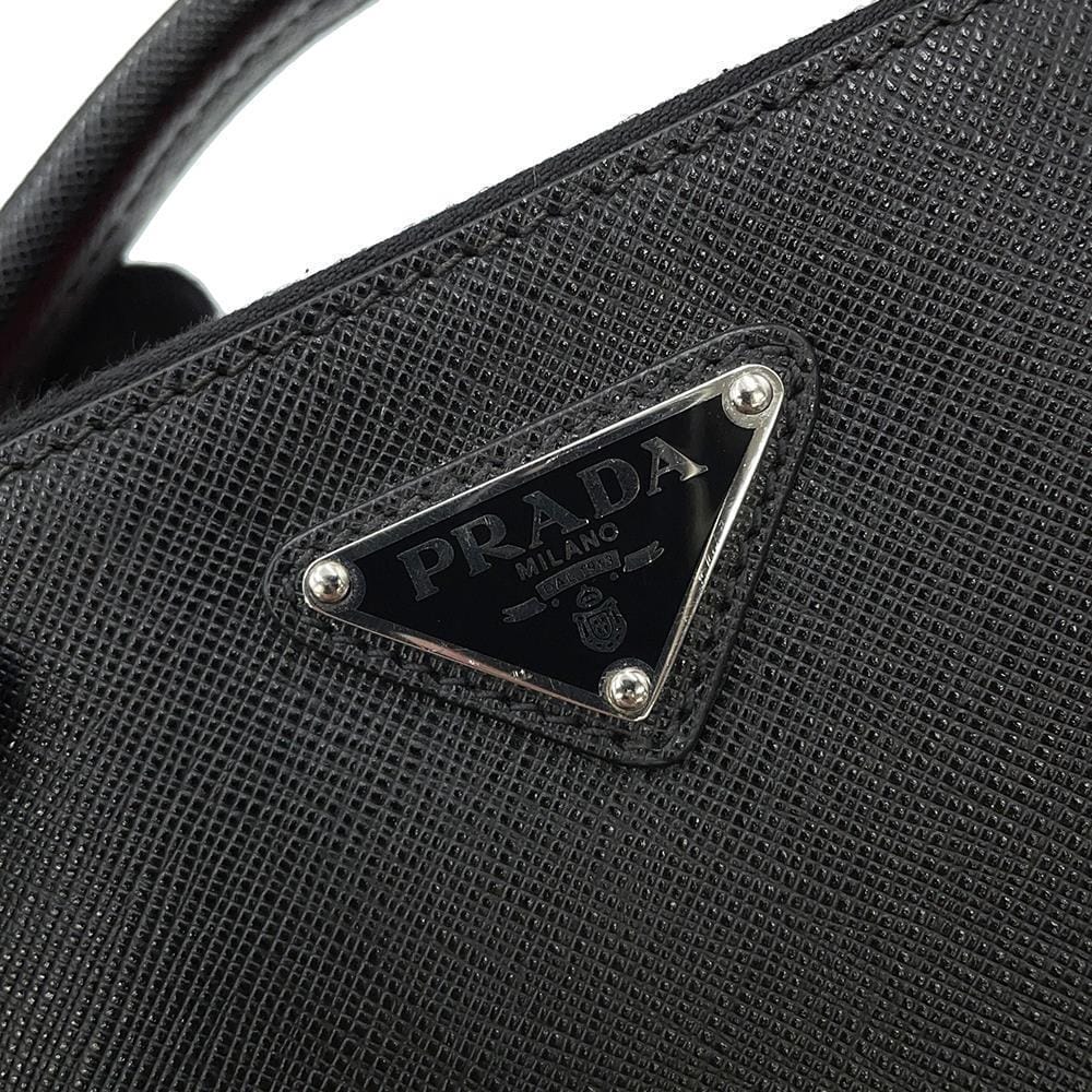 PRADA Brique 2WAY Shoulder Bag Black/Red2VH069 Saffiano LeatherLeather
