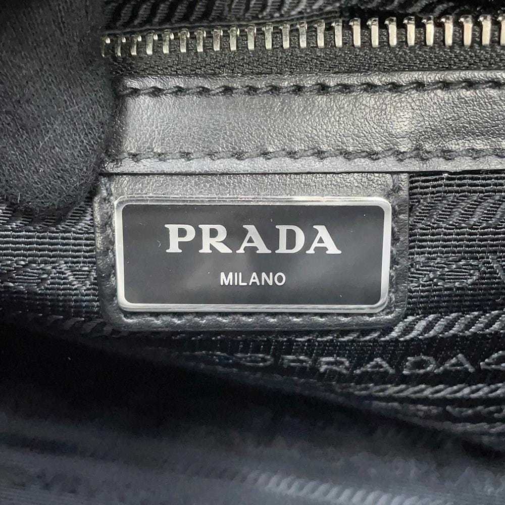 PRADA Brique 2WAY Shoulder Bag Black/Red2VH069 Saffiano LeatherLeather