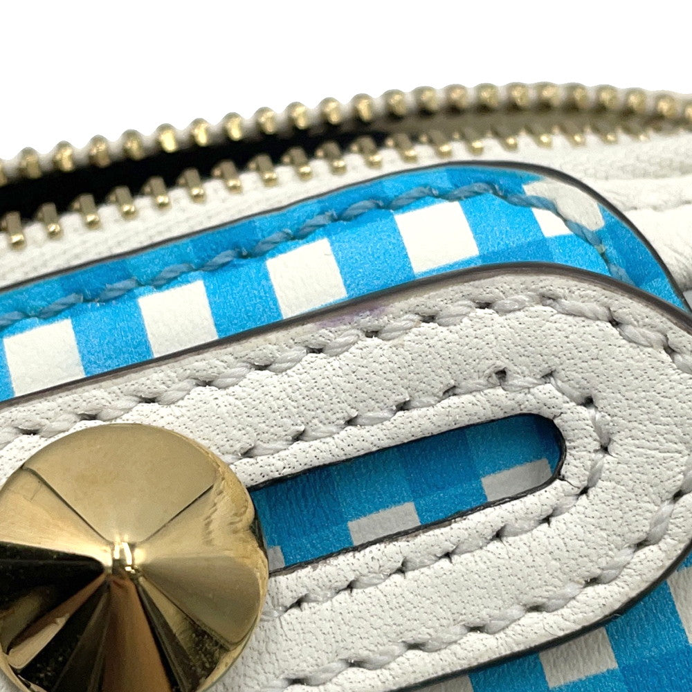 FENDI By the way Blue/White8BL145 Leather Size Mini