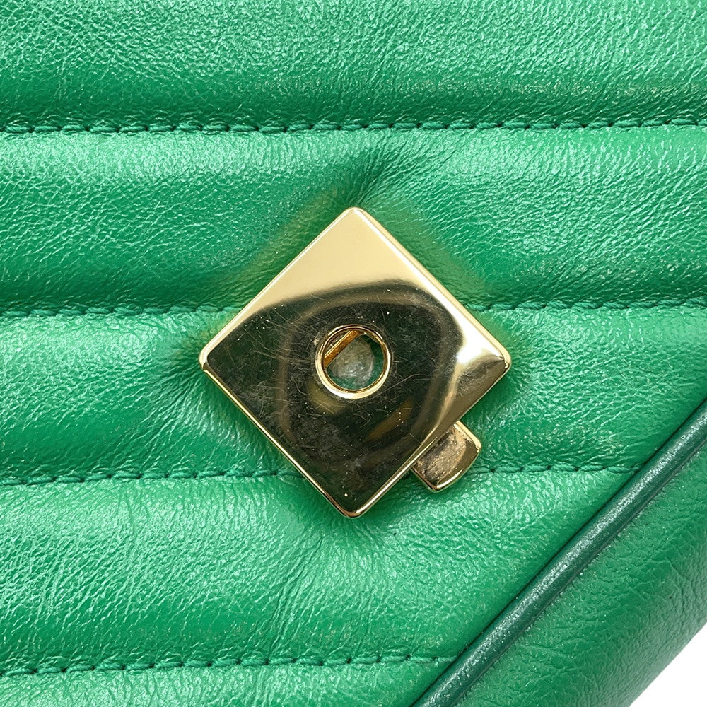 GUCCI GG Marmont ChainShoulder Bag Green443497 Leather