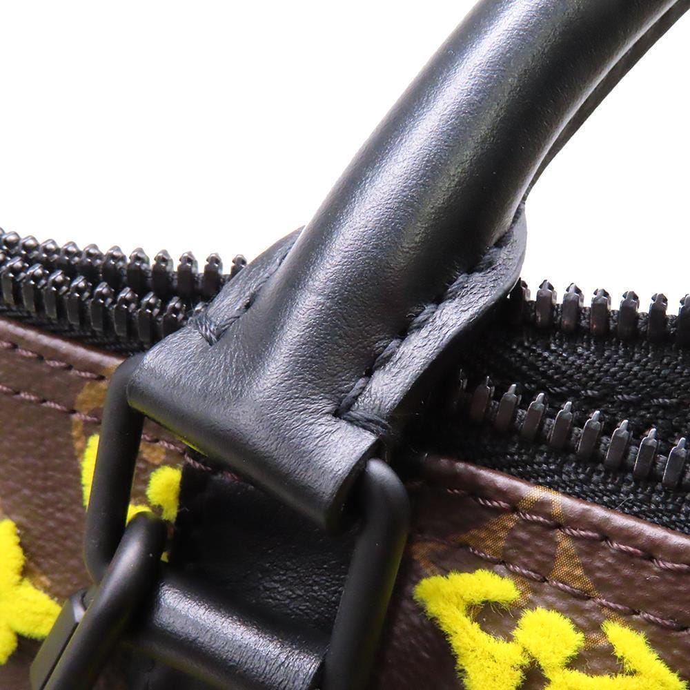 LOUIS VUITTON Keepall・Triangle Yellow/NoirM45069 Monogram / Toughtage Size 50