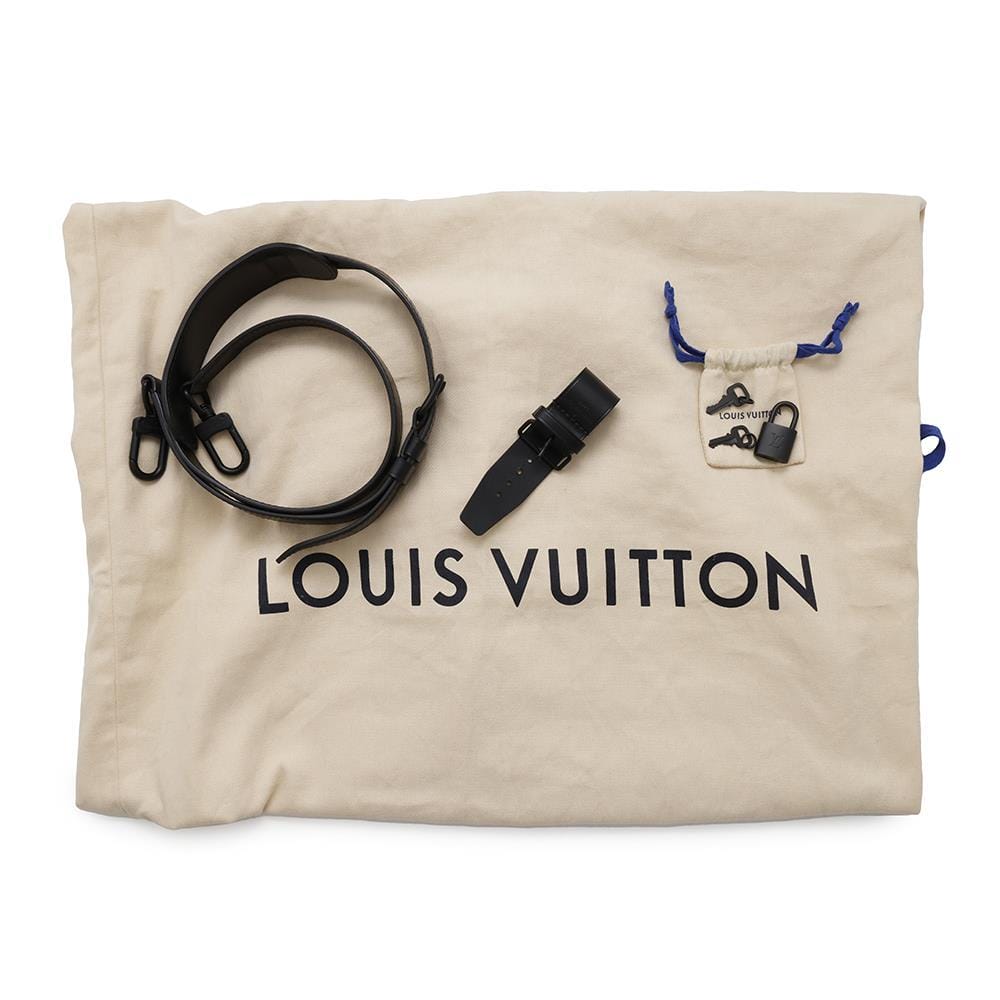 LOUIS VUITTON Keepall・Triangle Yellow/NoirM45069 Monogram / Toughtage Size 50