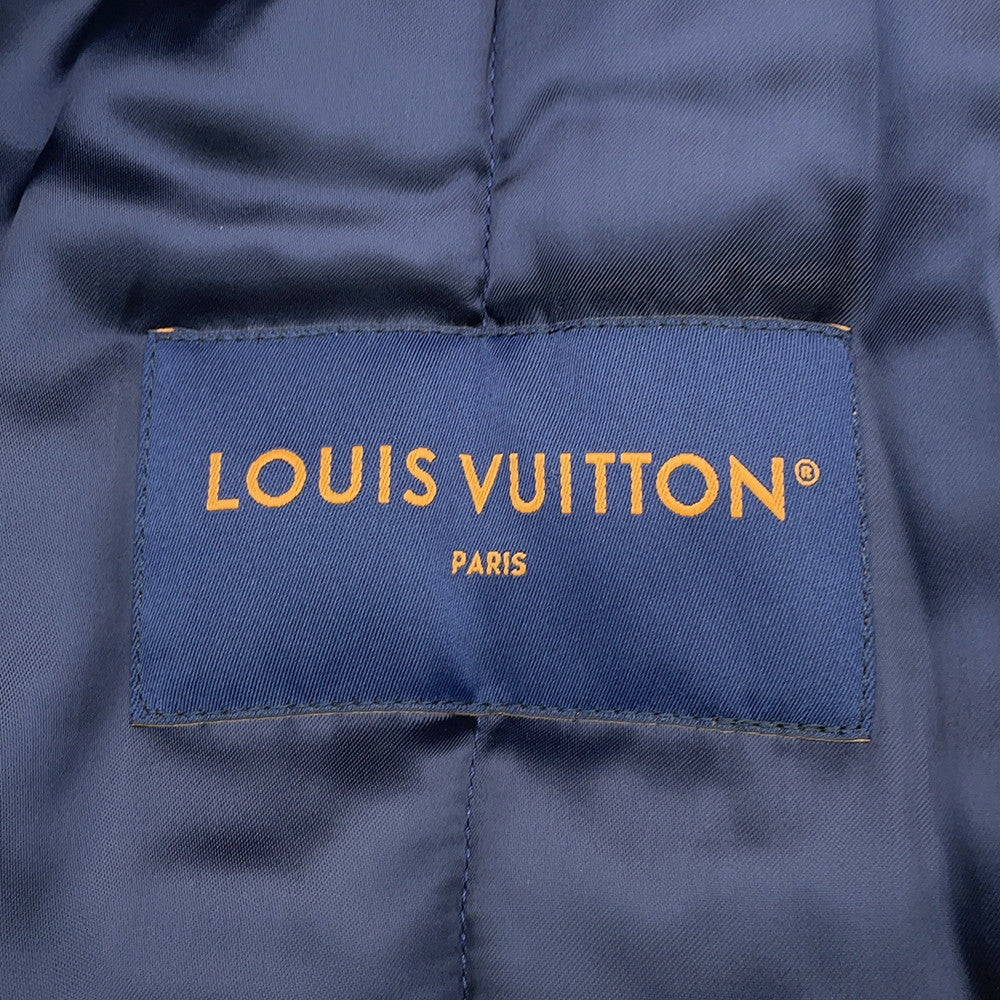 LOUIS VUITTON LV Vers Baseball Blouson Size 50 Naval Academy1AGHT1 Nylon100% Rhinestone